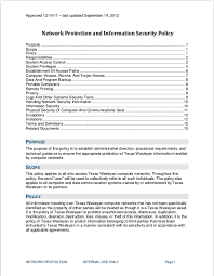 Free 11 Security Policy Examples In Pdf Examples
