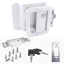 Washing their hands, blowing their noses, using the toilet. New White Rv Entry Door Lock W Deadbolt Camper Travel Trailer Walmart Com