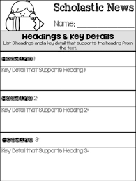 News story worksheets are a great way to engage students with language and contemporary issues and events at the same time. Scholastic News Non Fiction Resource By Loving First Tpt
