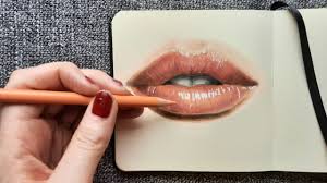 Wie Zeichnet Man Realistische Lippen Einen Mund Mit Buntstiften Einfach Zeichnen Lernen 11 Youtube