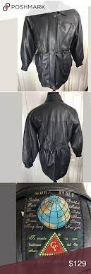 Gv Black Leather Jacket Coat Hand Made In Italy Leather Jacket Black Leather Jacket Jackets