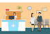 Hospital Front Desk Icon