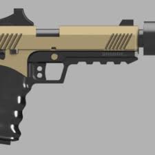 Suppressed Pistol From Fortnite Fortnite Pistol Prints