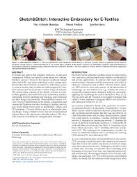 4.2 out of 5 stars 10 ratings. Pdf Sketch Stitch Interactive Embroidery For E Textiles
