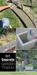 17 Awesome Diy Concrete Garden Projects The Garden Glove Concrete Garden Diy Garden Projects Garden Projects