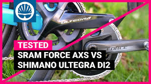 The loss of power is mainly due to ultegra's larger, less efficient (and less expensive) servo motors. Sram Force Etap Axs Vs Shimano Ultegra Di2 Electronic Groupsets Head To Head Youtube