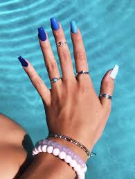 How to remove acrylic nails without damaging your nails. Nails Vsco Summer Pool Wedding Acrylic Nails Nails After Acrylics Blue Acrylic Nails