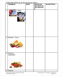 5 price chart templates free sample example format