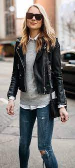 20 Ideas Ebook Jacket Outfit Women Leather Jacket Outfit Fall Black Leather Jacket Outfit