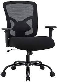 Uline stocks a wide selection of big and tall office chairs. Amazon Com Big And Tall Office Chair 400lbs Desk Chair Mesh Computer Chair With Lumbar Support Wid Tall Office Chairs Ergonomic Chair Comfortable Office Chair