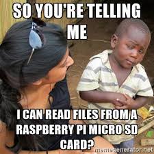 Recover data from sd card data that shows 'cannot read error'. Mount A Raspberry Pi Sd Card On A Mac Read Only With Osxfuse And Ext4fuse Jeff Geerling