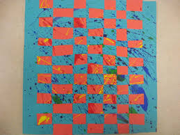 Miss Young S Art Room 2nd Grade Paper Weaving Inspired By Jackson Polloc Paper Weaving Young Art Elementary Art