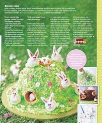 Asda Magazine April 2015 Bunny Cake Marshmallow Bunny Family Feast
