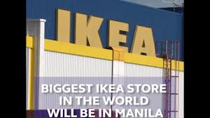But not all ikea stores are built equal. Biggest Ikea Store In The World Will Be In Manila Youtube