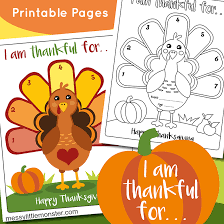 Or draw this cute turkey. Thanksgiving Coloring Page Printable Messy Little Monster