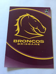 2009 Daily Telegraph Nrl Football Card Brisbane Broncos 1 Brisbane Broncos Nrl Football Cards