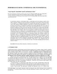 Malaysian and indonesian are two standardised registers of the malay language, used in malaysia and indonesia, respectively. Performance Bond Conditional Or Unconditional Munich Personal Repec Archive