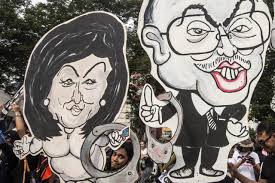 According to the star online , they arrived at 9.15am in separate vehicles. 1mdb Scandal Around Malaysian Prime Minister Najib Puts Spotlight On Wife Wsj