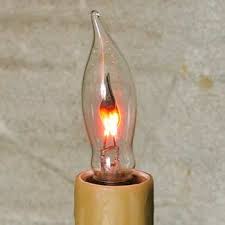 3w Flicker Flame Tip Light Bulb Small