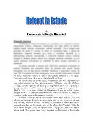 Cultura e primavara creatoare de stralucite infloriri; Referat Cultura Si Civilizatia Bizantina 328675 Graduo