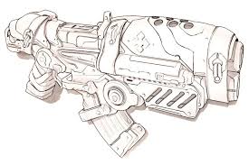 Hammerburst Characters Art Gears Of War Gear Art War Art Gears Of War