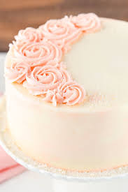 Rose Water Vanilla Layer Cake