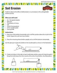 Soil Erosion Printable Science Activity For Grade 2 Science Activities Erosion Science
