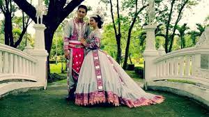 Many native americans desire a wedding which reflects their native heritage. Hmong Sister Beautiful Hmong Wedding Dress Hmong