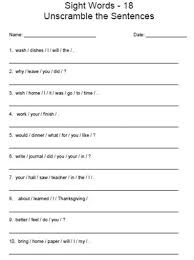 Sight Words Unscramble Sentences 250 Sentences 25 Pages Etsy In 2020 Reading Strategy Bookmarks English Grammar Worksheets English Worksheets For Kids