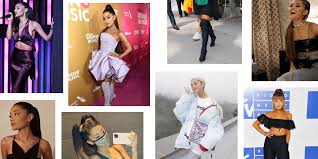 The red flared skirt and the puffy, ruffled sleeve top is a wardrobe must have. How To Steal Ariana Grande S Style Shop Ariana Grande S Best Outfits