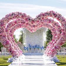 Cutesy Little Ways To Make Wedding Heart Decoration A Part Of Your Nuptials Heart Wedding Decorations Themed Wedding Decorations Outdoor Wedding Decorations