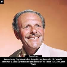Terry-Thomas, born Thomas Terry Hoar Stevens, was the quintessential  English cad, beloved for his portrayals of upper-class eccentrics and  roguish charmers. With his signature gap-toothed grin and impeccable comic  timing, he became