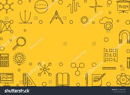 Science Technology Engineering And Math Yellow Horizontal Frame Vector Stem Concept Science Technology Engineering Math Science Background Vector Technology