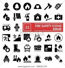Download safety icon free icons and png images. Fire Safety Glyph Vector Photo Free Trial Bigstock