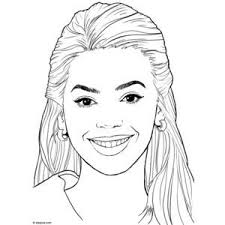 51975844c81a3bf3f1ef18fb520b8508 Jpg 300 300 Coloring Pages People Coloring Pages Girl Face