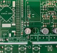 PCB 14 Channel Spectrum analyzer V2.01 from The Electronic ...