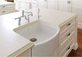 Rohl Shaws Waterside 23 Single Bowl Fireclay Bowed Apron Front Kitchen Sink Tra Farmhouse Sink Kitchen Apron Front Kitchen Sink Transitional Kitchen Sinks