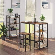 Get 5% in rewards with club o! Lbt11 Bar Table With Shelves Futonota