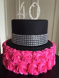 Flower Birthday Cakes For 40 Year Old Woman 40th Birthday Cake 40th Birthday Cake For Women 40th Birthday Decorations 40th Birthday Cakes