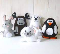 Arctic Stuffed Animal Hand Sewing Patterns By Littlehiboushoppe Sewing Stuffed Animals Animal Sewing Patterns Stuffed Animal Patterns