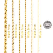 best rope chain 6mm fashion jewelry necklaces made of real 24k gold on semi precious metals thick layers help it resist tarnishing 100 free