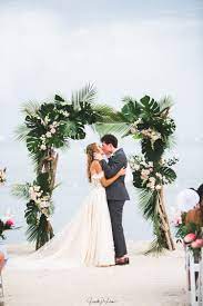 Weddings In The Florida Keys Destination Weddings In The Florida Keys Palm Wedding Tropical Wedding Theme Tropical Beach Wedding