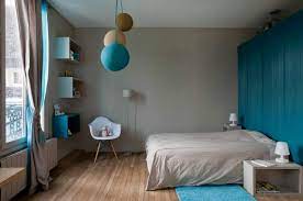 Home » chambre bébé » chambre bebe bleu petrole. Ancienne Maison Dans La Region Parisienne Totalement Renovee Relaxing Bedroom Home Decor Living Room Bedroom