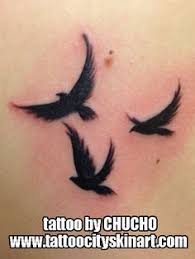 Three Birds On A Wire Tattoo Image Result For Three Birds Hip Tattoo Little Bird Tattoos Flying Tattoo Flying Bird Tattoo