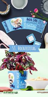 Mit unserer große auswahl an kostenlosen ideen, beispielen sprüche zur hochzeit: Geschenk Zum 53 Hochzeitstag Das 53 Jahrige Hochzeitsjubilaum Wird 19345 Tage Nach Der Hochzeit Gef Hochzeitstag Hochzeitstag Geschenk Hochzeit Geschenk Geld