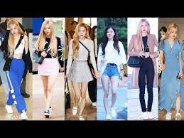 If your order value is below 60.00$ shipping costs are 7.00$. Blackpink Rose Airport Fashion Style 2016 2019 Youtube