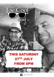 The Joe Cool Band!! 😎🎤 This Saturday Night from 8pm