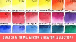 Swatch With Me Winsor Newton And Cotman Watercolors Live Stream