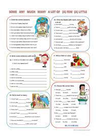 Elementary quiz it´s a basic quiz for students to revise basic grammar and vocabulary such as quantifiers (a, some, any), there is, there. Quantifiers English Esl Worksheets For Distance Learning And Physical Classrooms