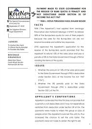 All outgoings and expenses wholly and exclusively incurred during that period by that person in the production of gross income from that source. many cases have been brought to court to decide whether a particular expense fulfils the requirement of section. Lhdn St Partners Plt Chartered Accountants Malaysia Facebook